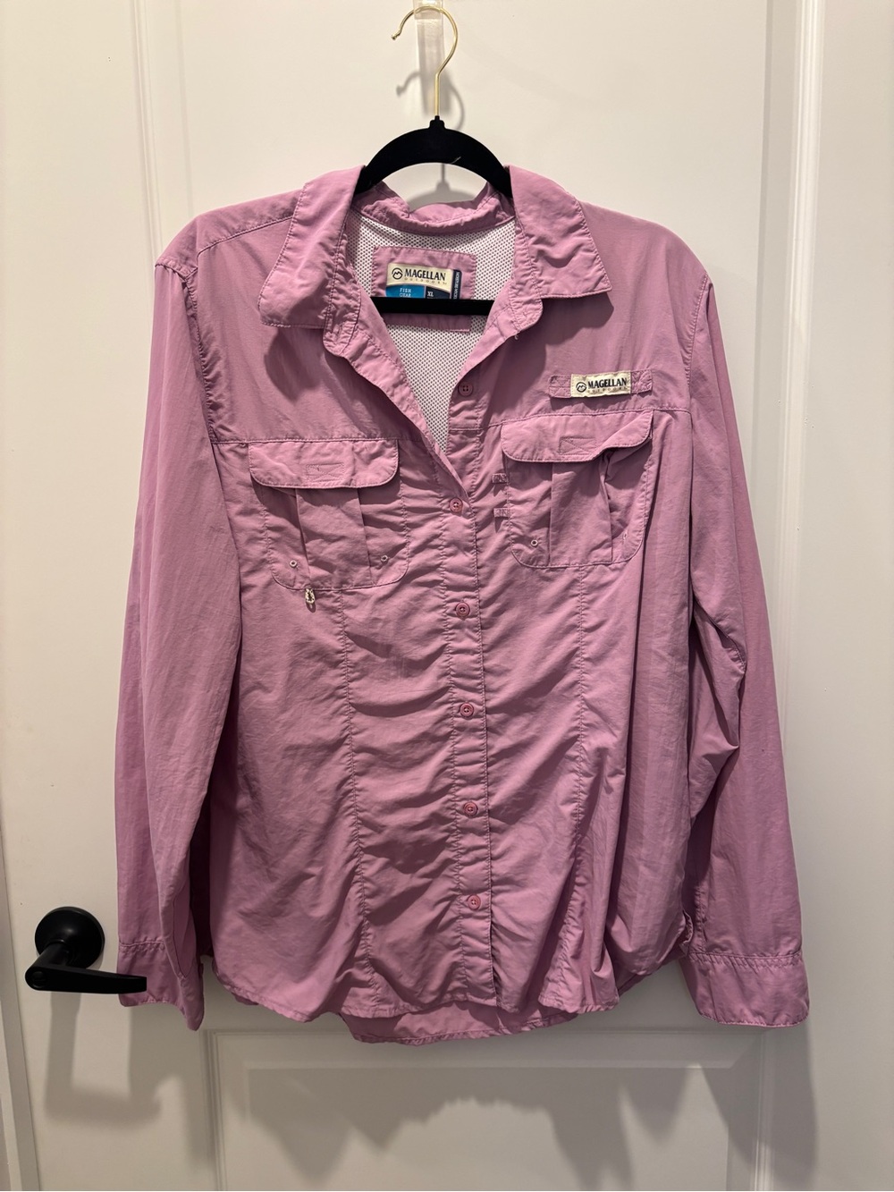 Magellan Outdoors Light Pink Fishing Shirt